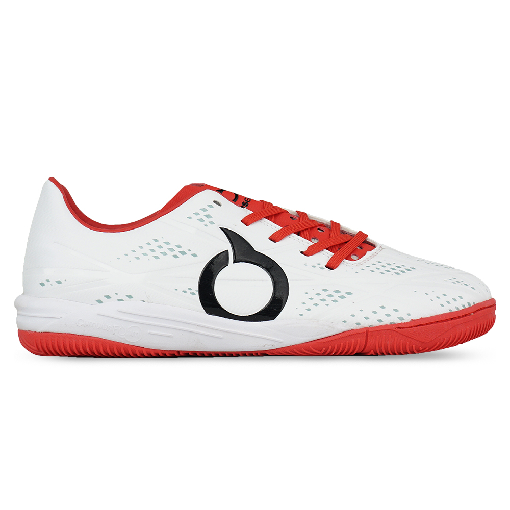 Sepatu Futsal Ortuseight Forte Meteor IN - White/Ortred