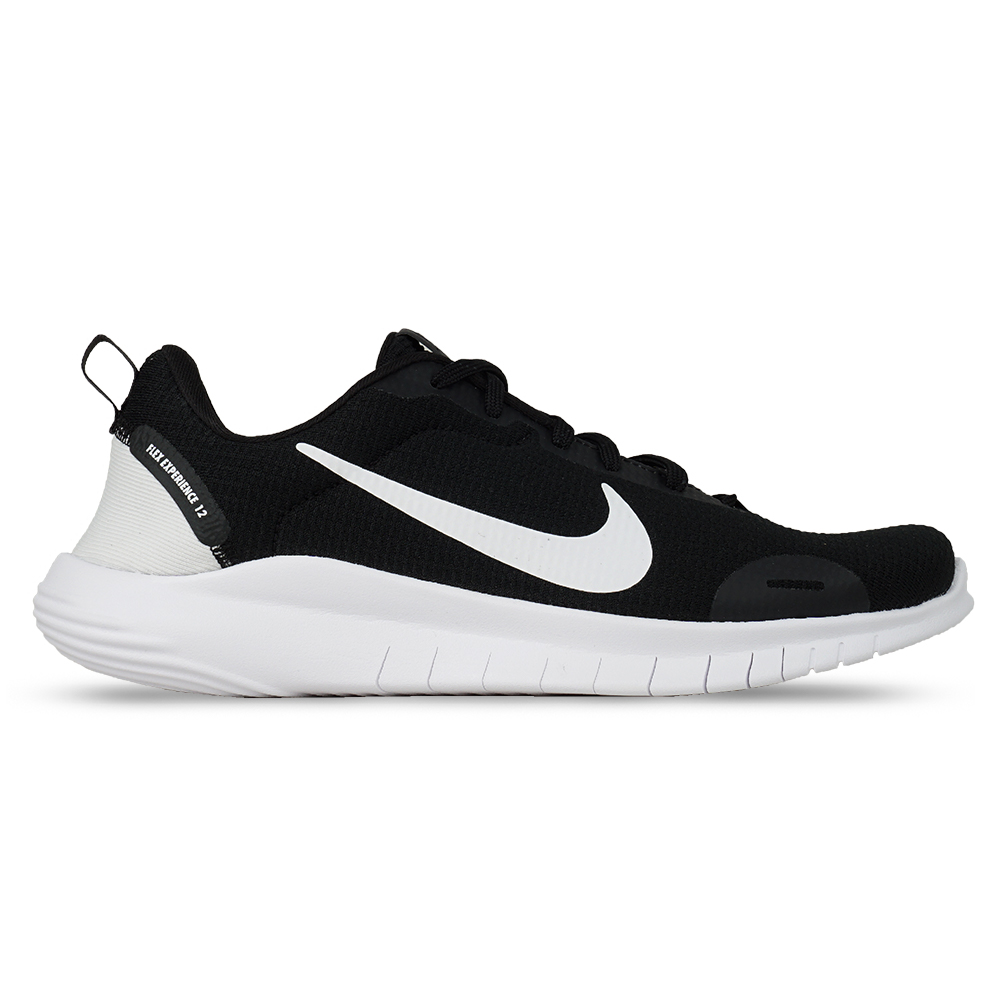 Sepatu Running Nike Flex Experience RN DV0740 004 - Black/White-Dk Smoke Grey