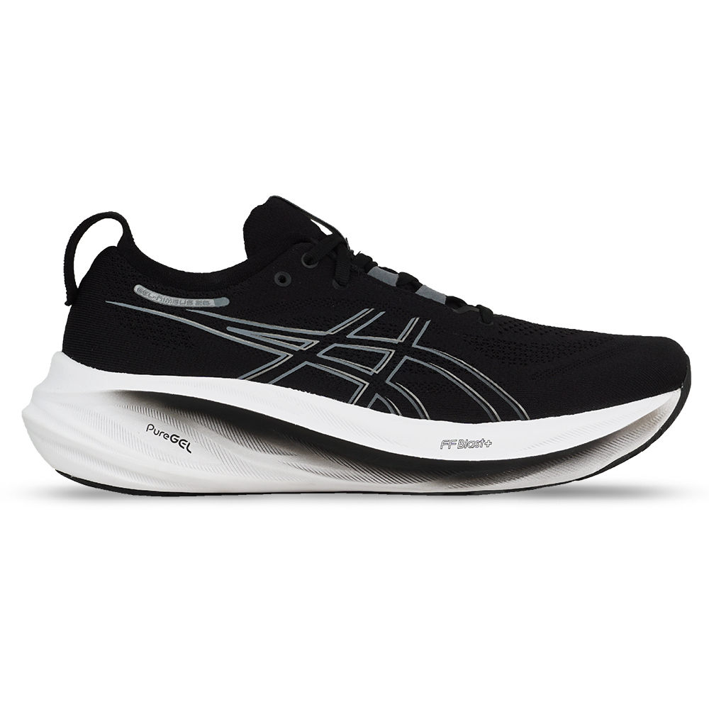 Sepatu Running Asics Gel Nimbus 26 1011B794-001 - Black/Graphite Grey