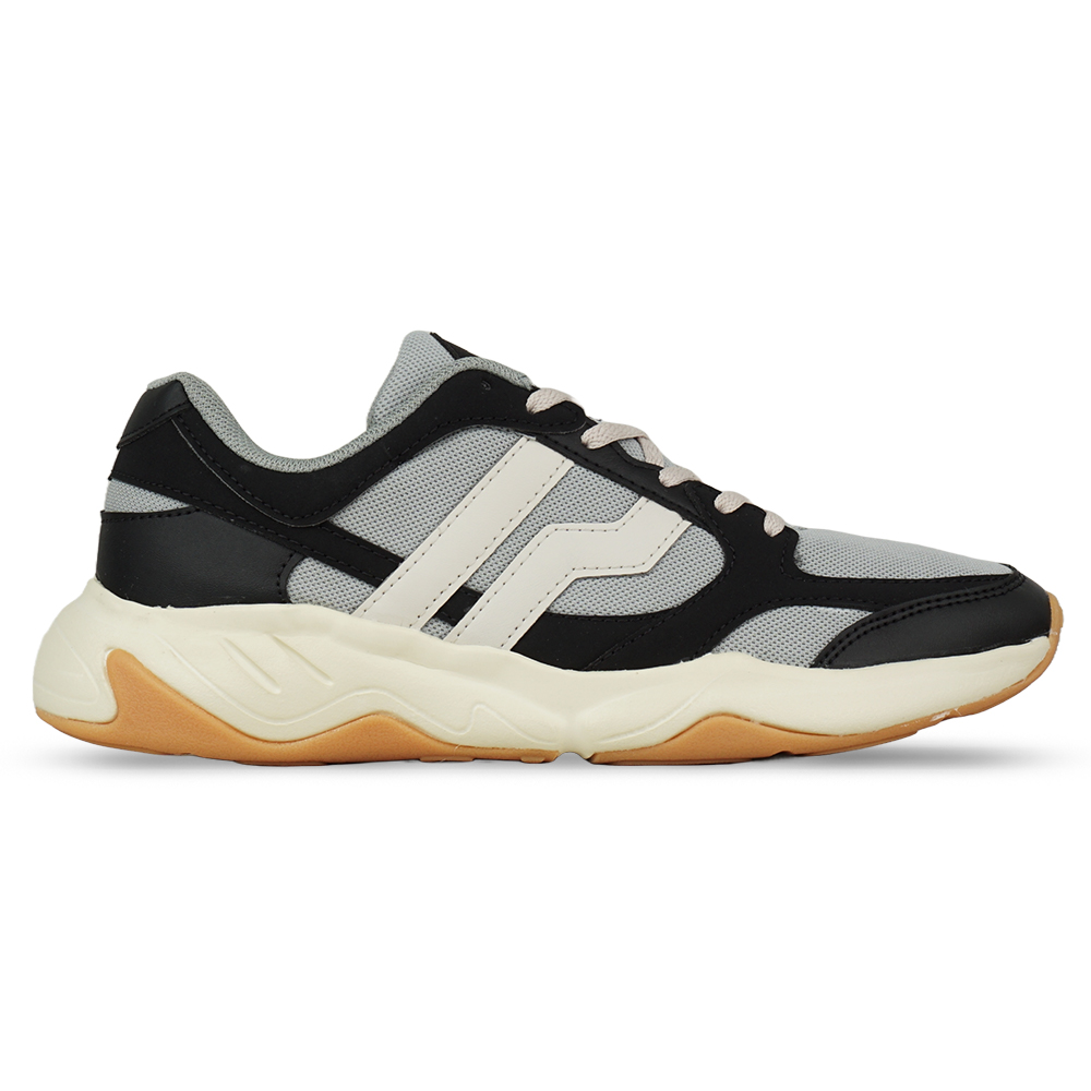 Sepatu Casual Piero Ergo 2000 - Black/Off White/Gum