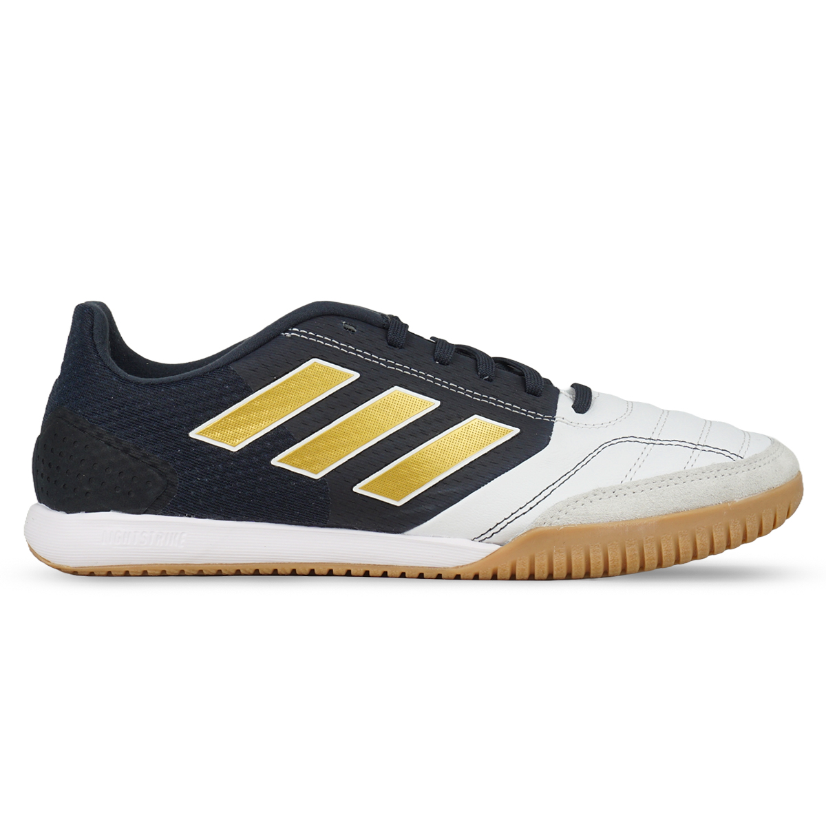 Sepatu Futsal Adidas Top Sala Competition IG8762 - Cloud White/Gold Metallic