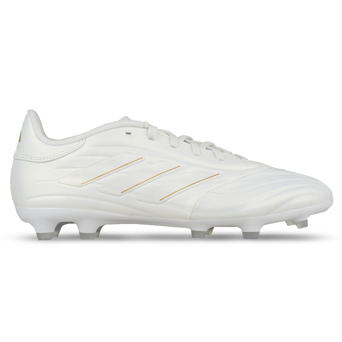 Sepatu Bola Adidas Copa Pure 2 League FG IG8718 - Cloud White/Gold Metallic