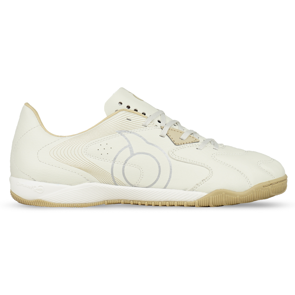 Sepatu Futsal Ortuseight Olympico V3 IN - Off White/Gold
