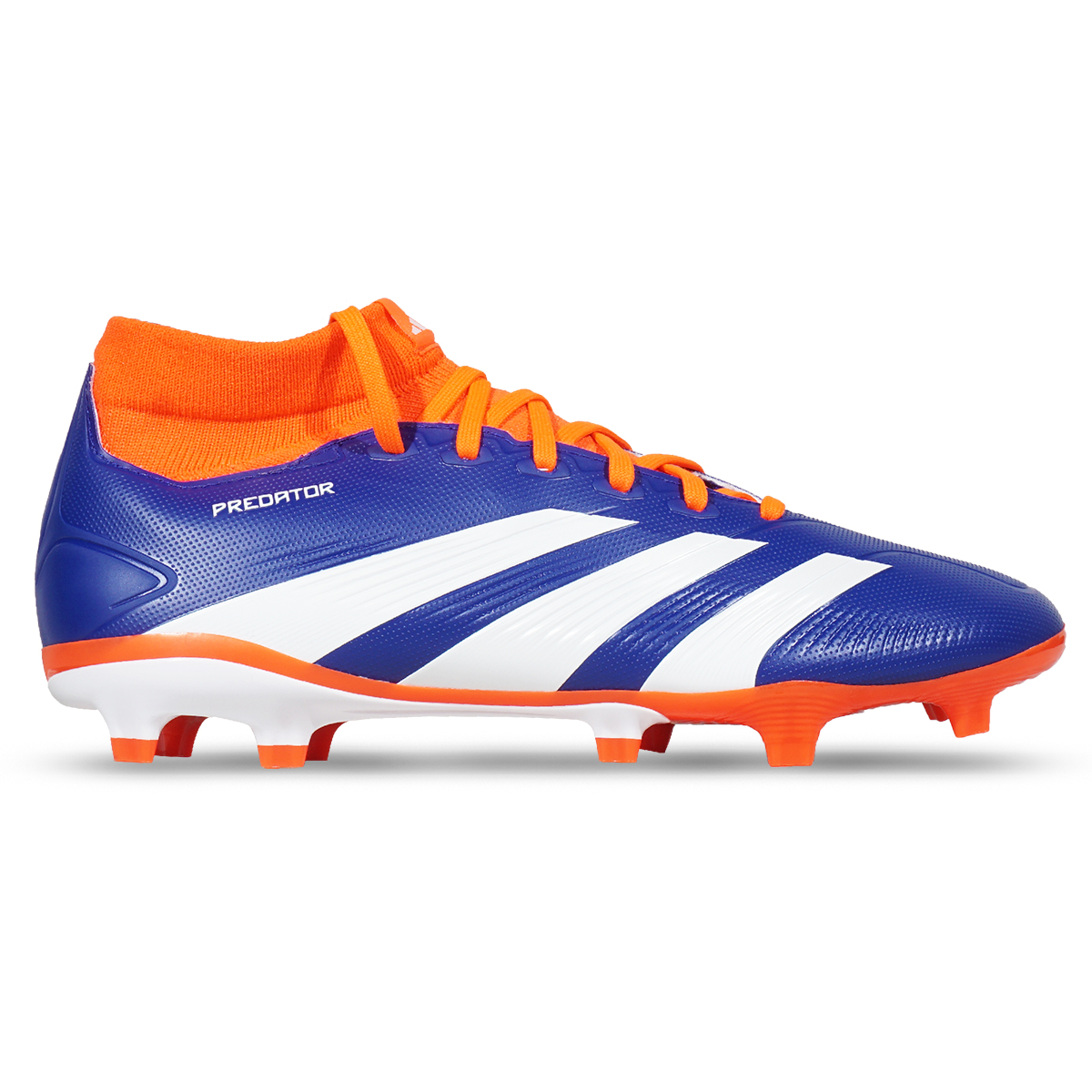 Sepatu Bola Adidas Predator League Socks FG IF6337 - Lucblu/Ftwwht/Solred Bleluc/Ftwbla/Rousol