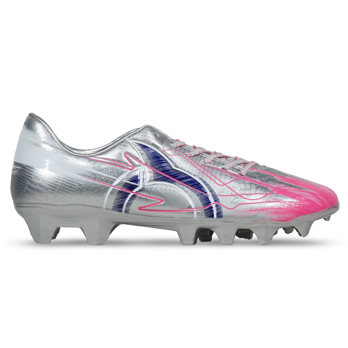 Sepatu Bola Ortuseight Catalyst Legion V5 FG - Silver/Pink