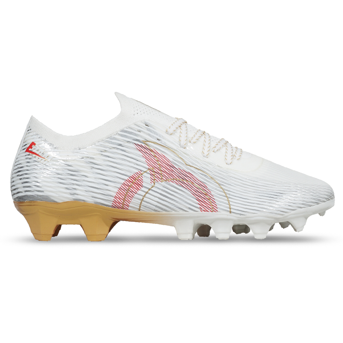 Sepatu Bola Ortuseight Catalyst Incognity FG SE - White/Gold