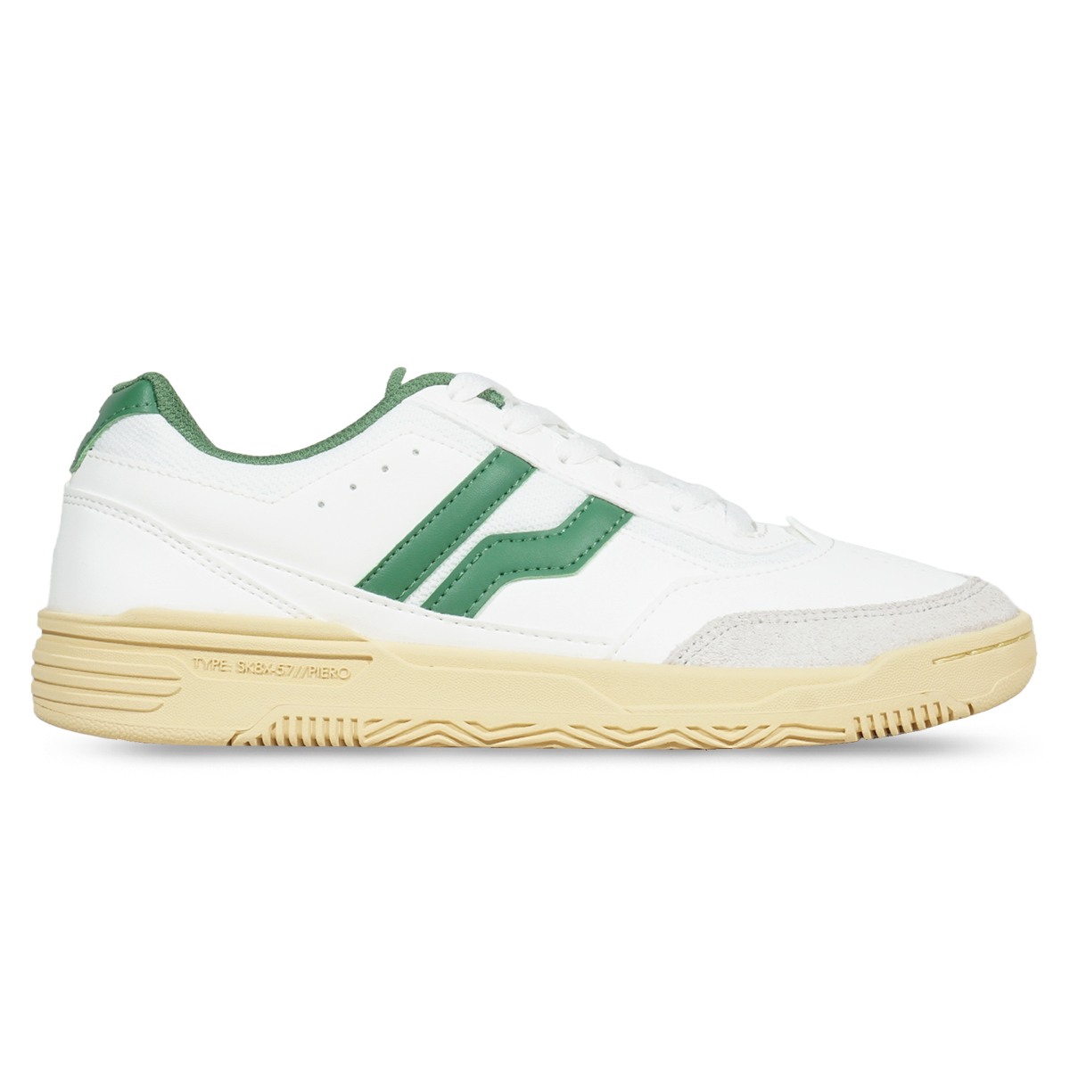 Sepatu Casual Piero Street Collins - White/Green/Soybean
