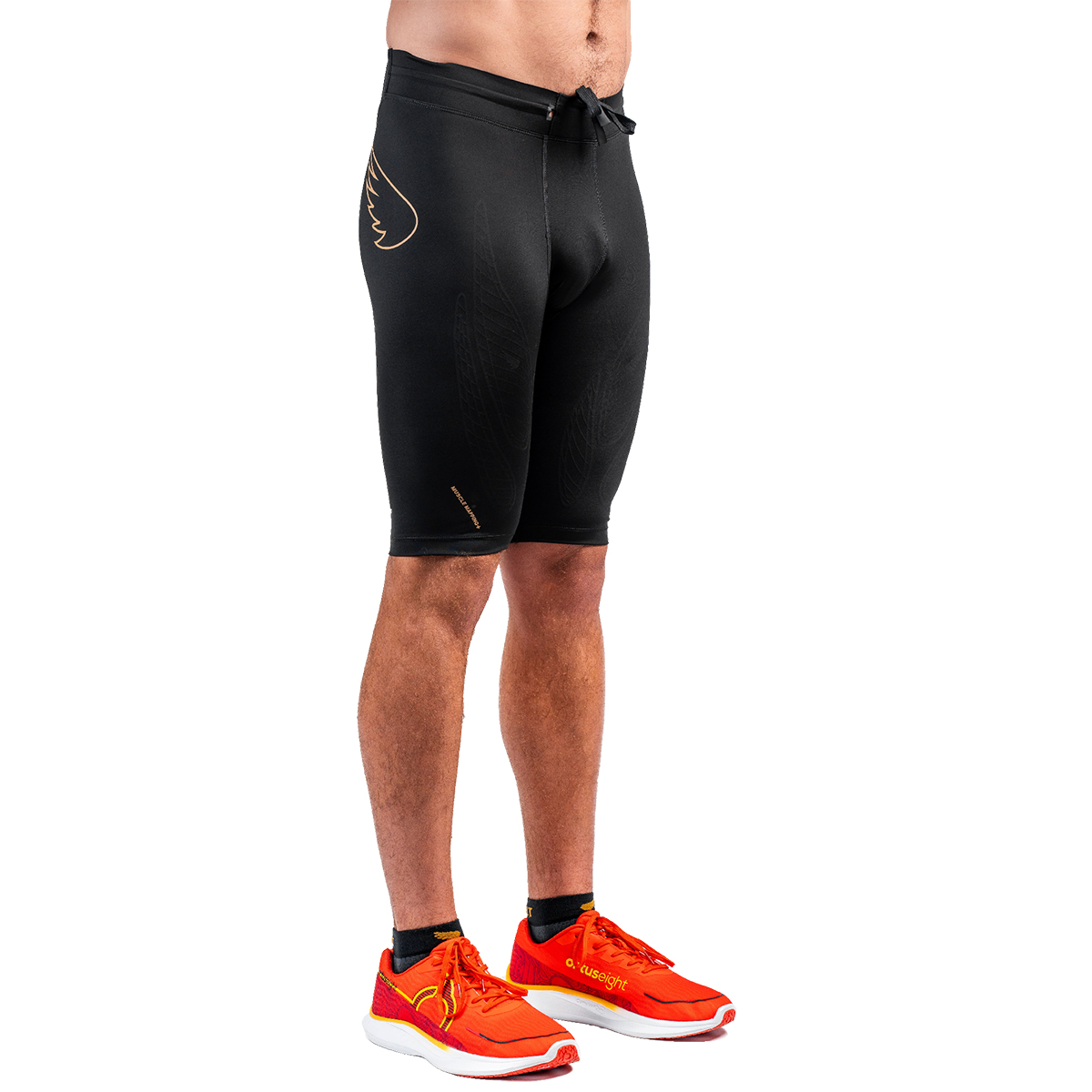 Celana Sa1nt P1 Elite Mens Compression Short (Drawcord) 6470 - Black