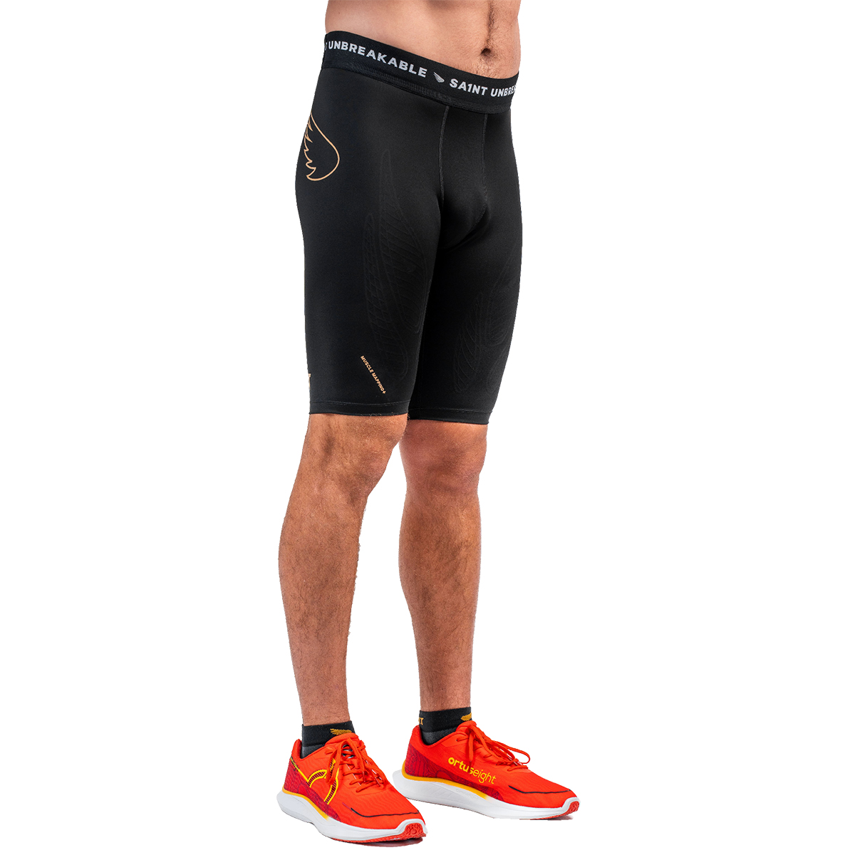 Celana Sa1nt P1 Elite Mens Compression Short 6476 - Black