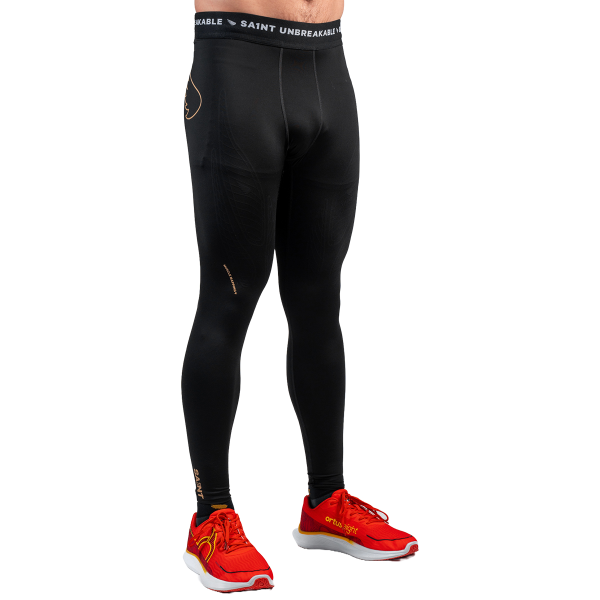 Celana Sa1nt P1 Elite Mens Compression Tights 6474 - Black
