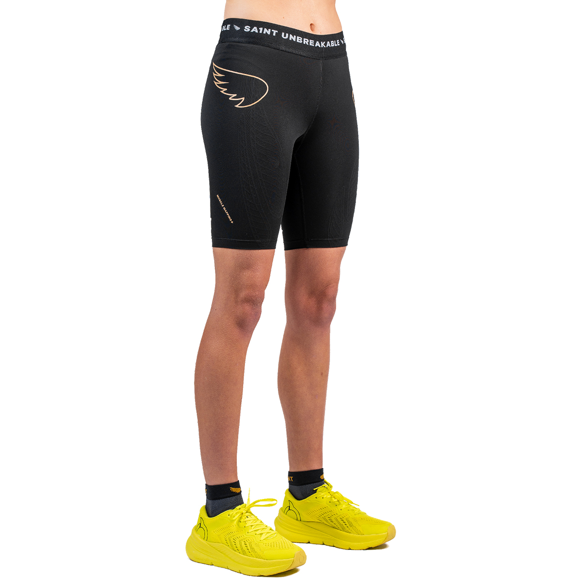 Celana Sa1nt P1 Elite Womens Compression Tights Low Rise 6491 - Black