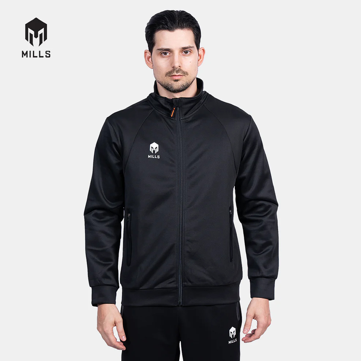 Jaket Mills Kurf 2.0 Track Jacket 8166 - Black
