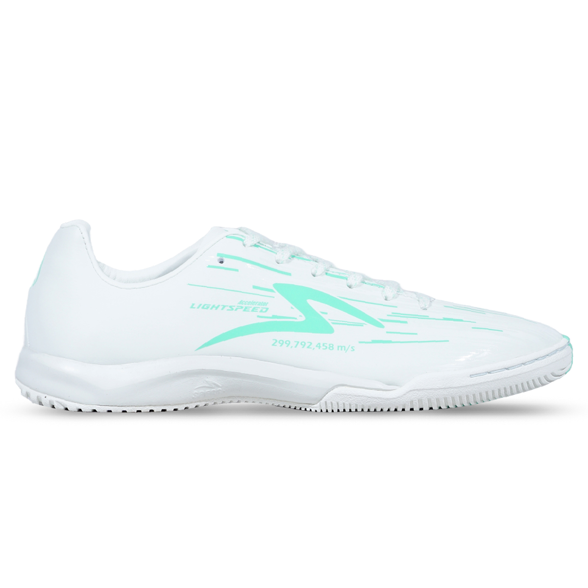 Sepatu Futsal Specs Lightspeed Reborn IN - Lightest Sky/Green Bug