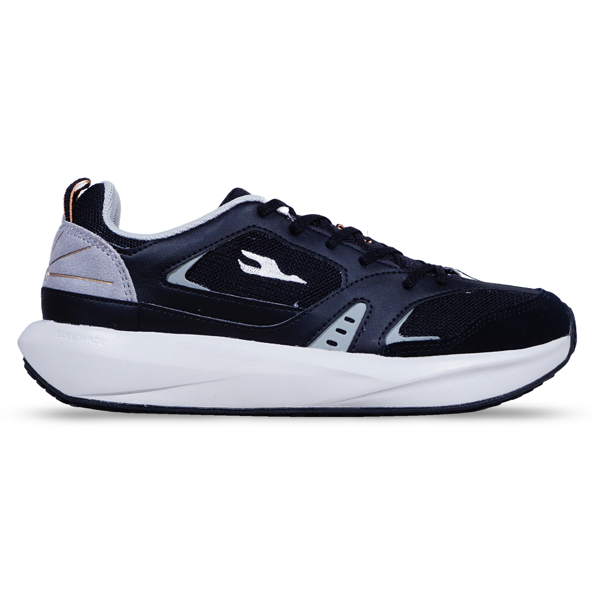 Sepatu Casual Specs 204 District - Black/Motion Grey