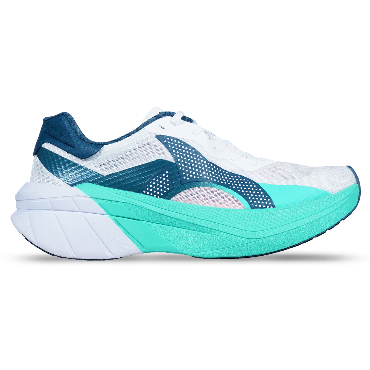 Sepatu Running Ortuseight Hyperfuse 3.0 - White/Aqua