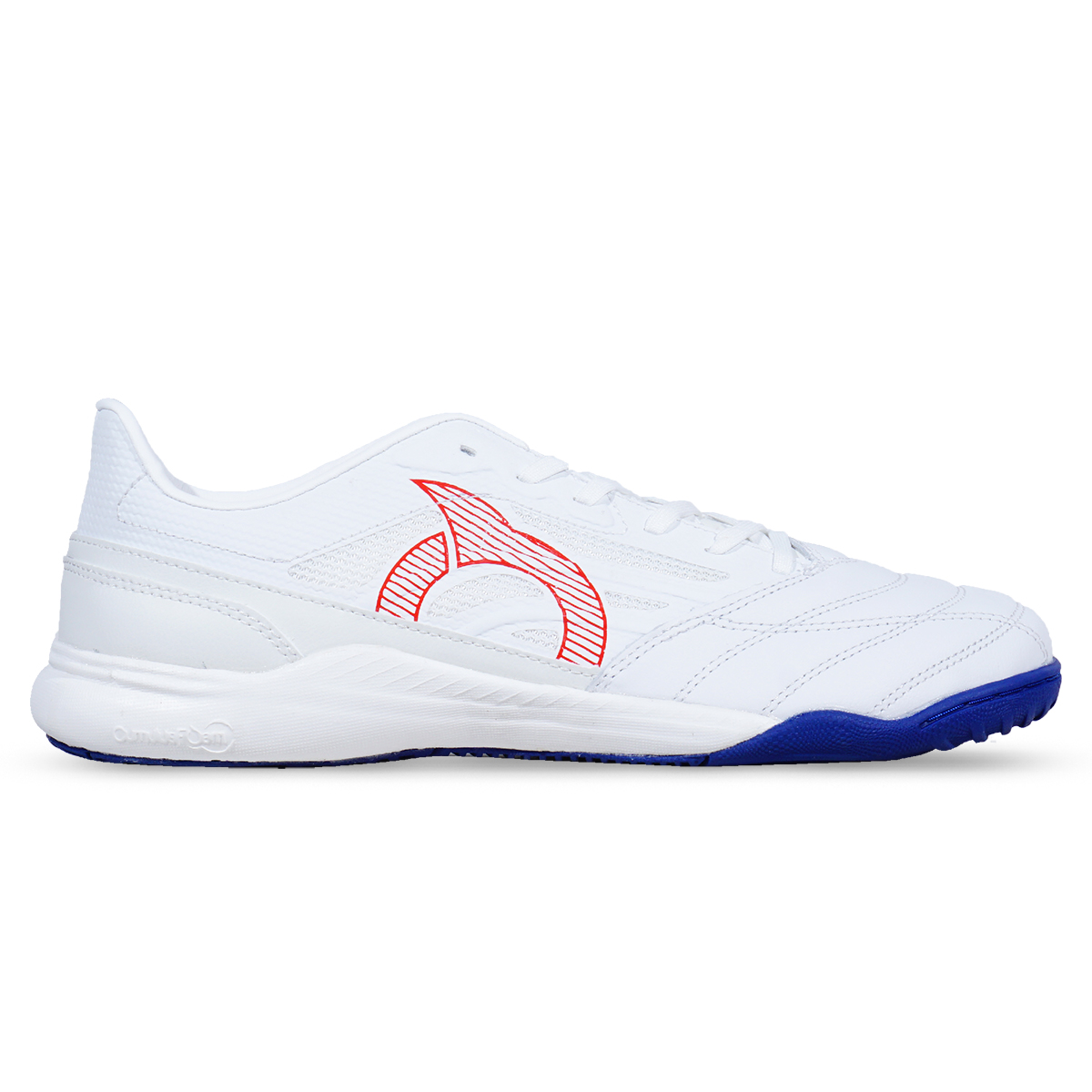 Sepatu Futsal Ortuseight Catalyst Vision V5 IN K-Lea - White/Ortred/Blue
