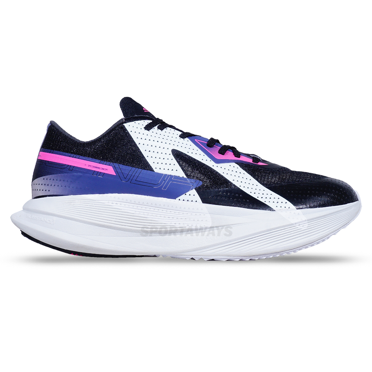 Sepatu Running Specs Coanda Spars SV Subs1 - Black/White/Future Dusk