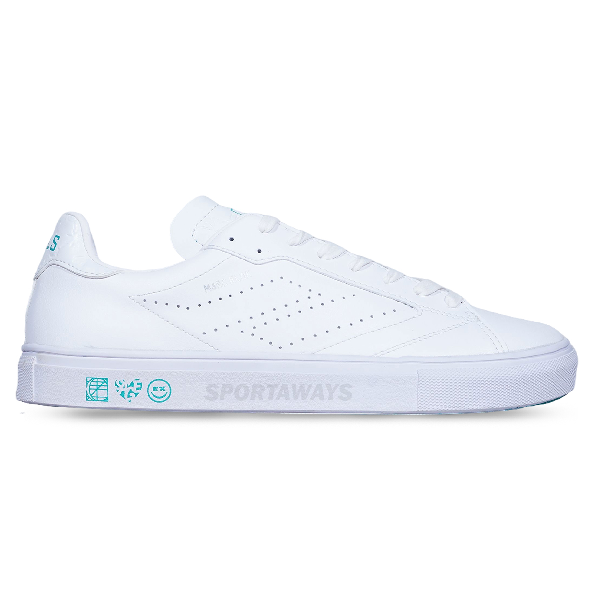 Sepatu Casual Mills Ultras Unity MK II - White/Spectra.Green/White