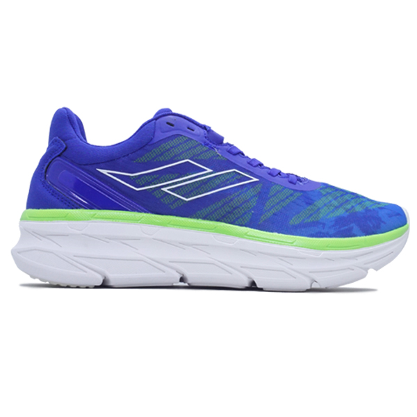 Sepatu Running Mills Enermax Cushion - Blue/Green/White