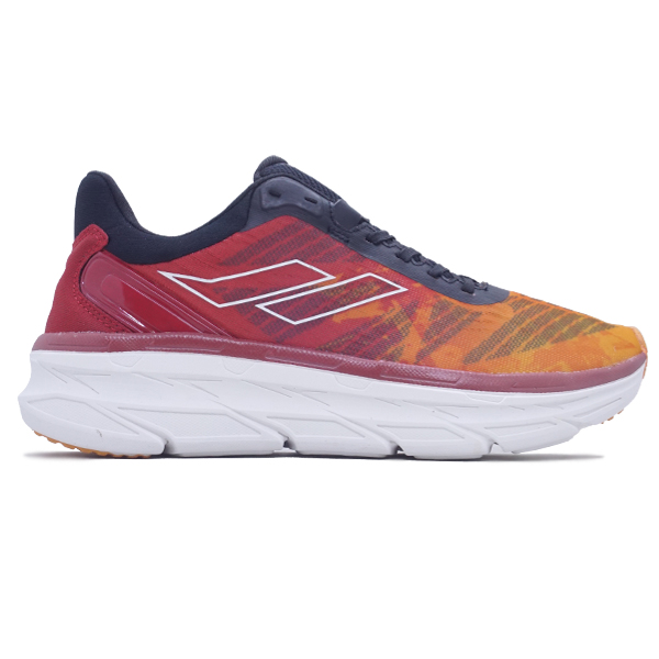Sepatu Running Mills Enermax Cushion - Red/Orange/Black