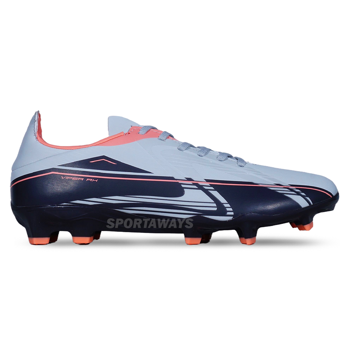 Sepatu Bola Specs Viper Rx FG - Glacier Gray/Excalibur/Desert Flower 