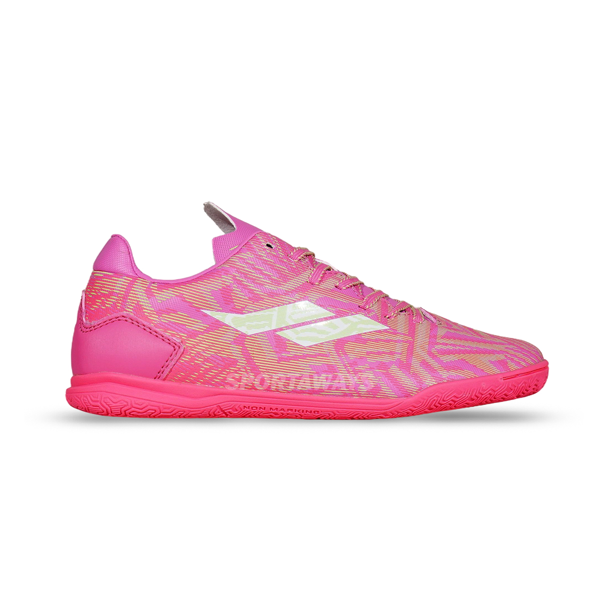 Sepatu Futsal Anak Mills Vonix IN JR - Magenta/White