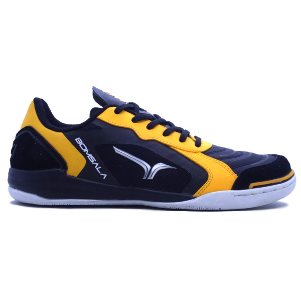 Sepatu Futsal Calci Bomsala Fierce - Black/Yellow
