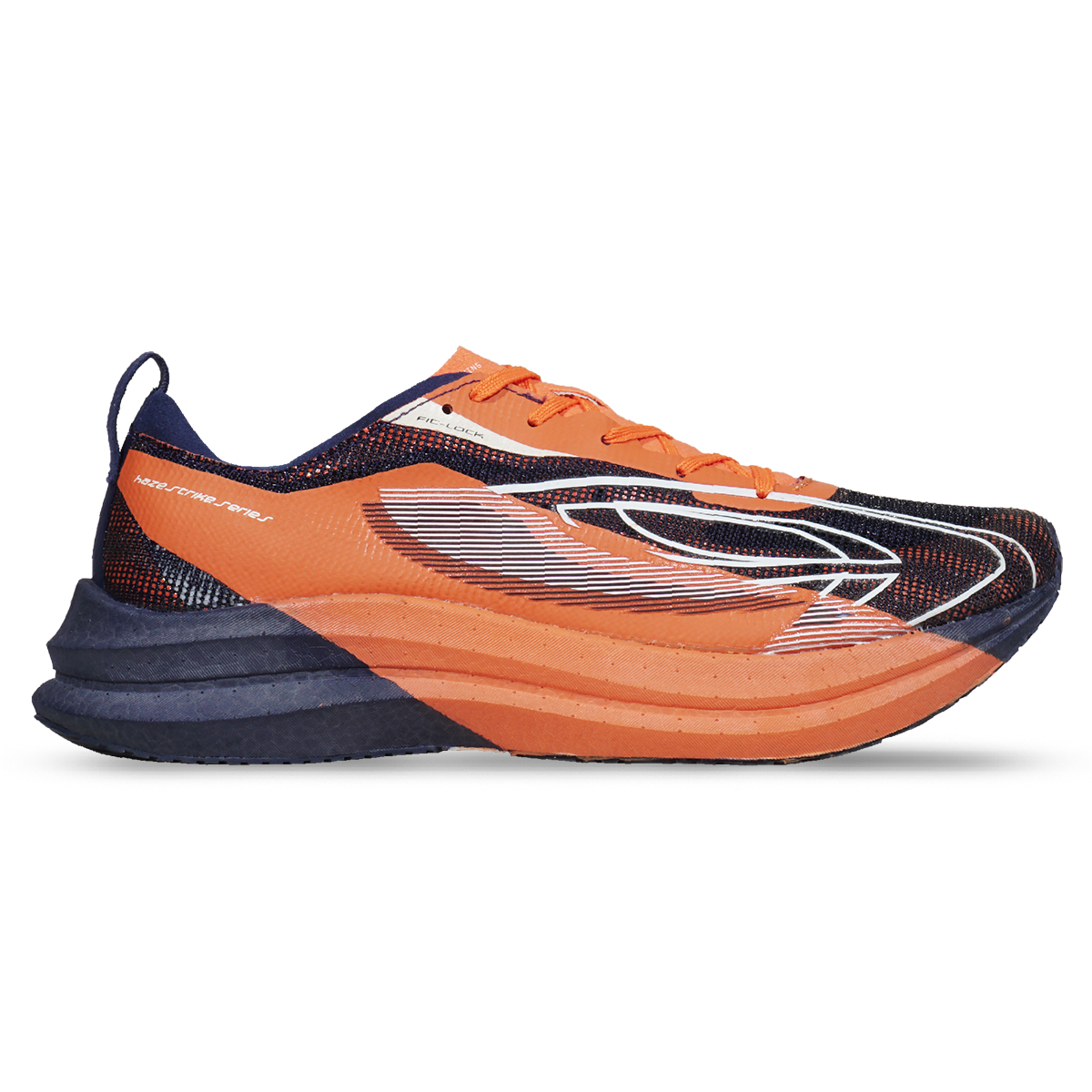 Sepatu Running 910 Haze Strike-X - Dark Navy/Jingga/Putih Gading