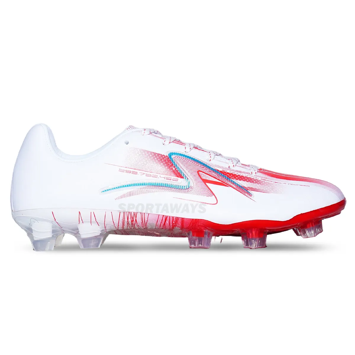 Sepatu Bola Specs Lightspeed Reborn Meta XR GA25 FG - Blood Red/White