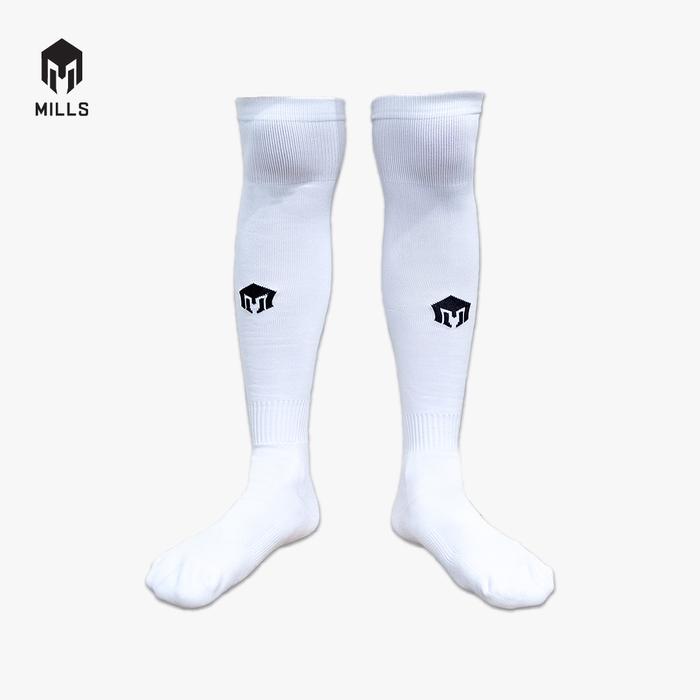 Kaos Kaki Mills Soccer Socks A1 1015 - White/Black