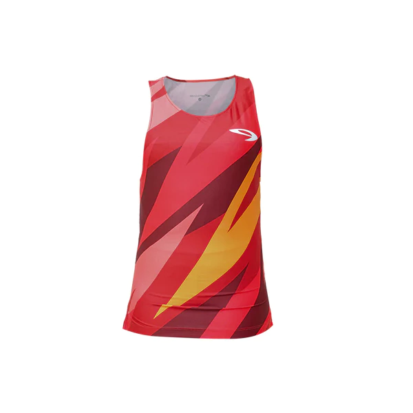 Singlet 910 Metamozaic Pro Running Singlet W - Brown/Pink