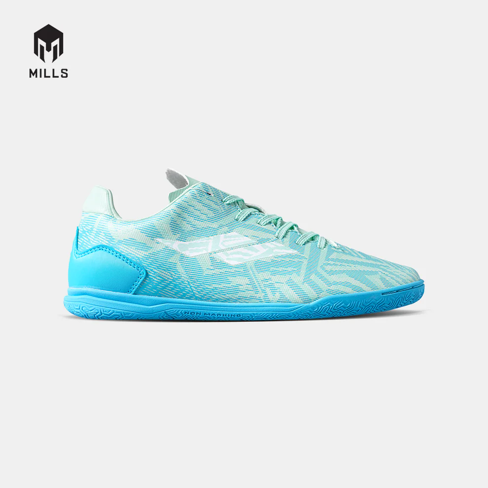 Sepatu Futsal Anak Mills Vonix IN JR - Turqouise/White