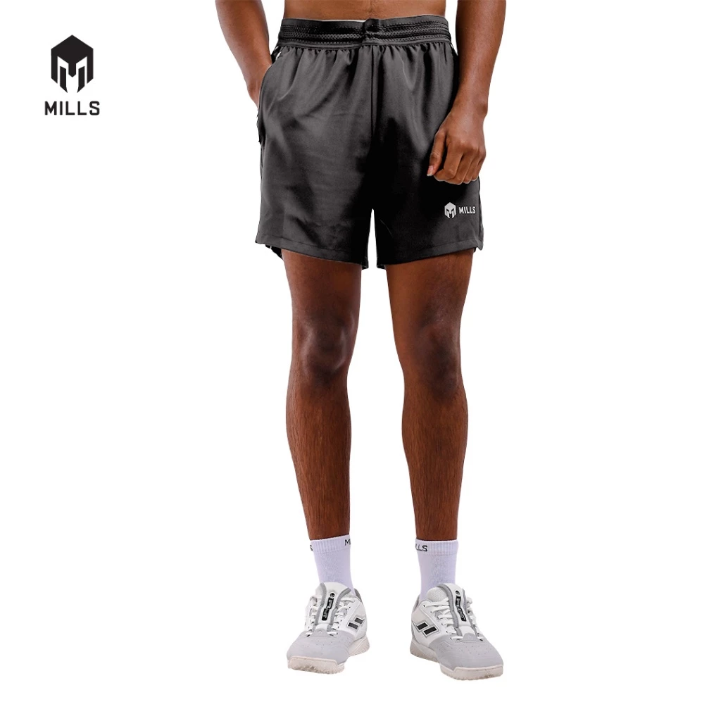 Celana Mills Saka Running Short Men 13009 - Grey