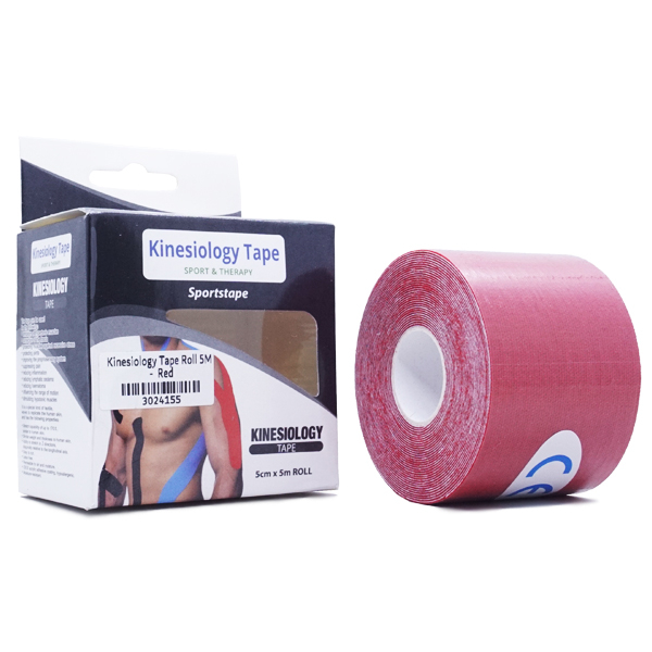 Kinesiology Tape Roll 5M - Red